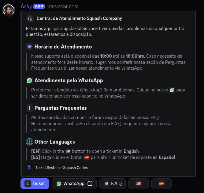 Discord Ticket Creation